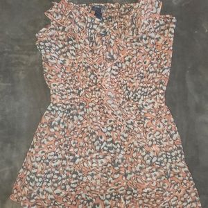 Sheer tank top size M